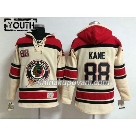 Chicago Blackhawks Patrick Kane 88 Bílá Sawyer Mikiny Hooded - Dětské